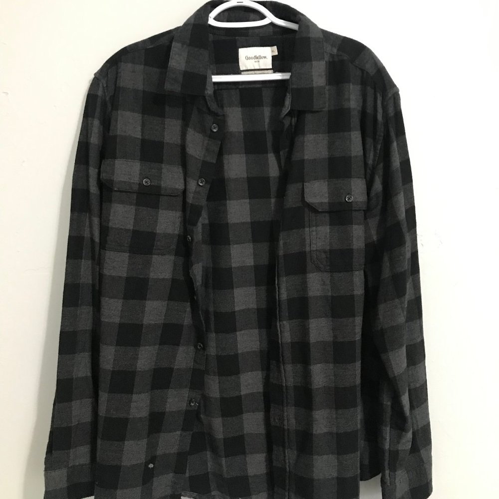 Black and Grey Flannel Shirt | Goodiellow&Co.